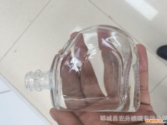 125ml  500ml喷涂烤花玻璃瓶 玻璃酒瓶  宏升玻璃有限公司图1