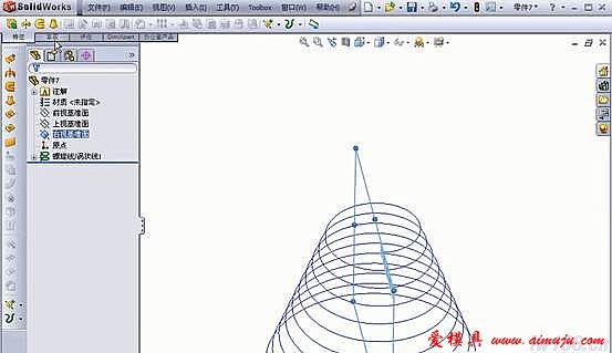 solidworks画弹簧