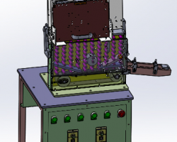 电池包装机自动上料装置（SolidWorks设计，Sldprt/Sldasm/SLDDRW格式）