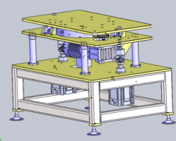 180度顶升旋转工作台（SolidWorks设计，提供Sldprt/Sldasm格式）