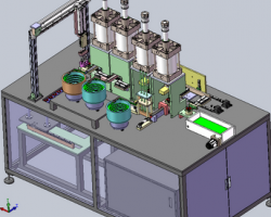 马达转子组装啤压设备（SolidWorks设计，提供step/iges/Sldprt/Sldasm格式）