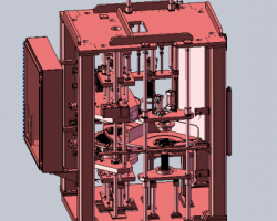 双转盘组装机（SolidWorks设计，提供step/Sldprt/Sldasm格式）