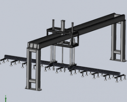 上料机械手码垛机械手（SolidWorks设计，提供Sldprt/Sldasm格式）