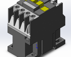 接触器模型（SolidWorks设计，提供Sldprt格式）