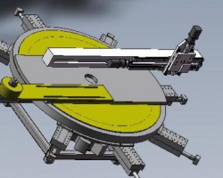 内支撑旋风车床（SolidWorks设计，提供Sldprt/Sldasm格式）