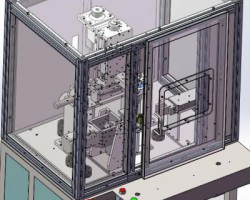 自动化马达转子去毛刺设备(BOM清单+完整套图)（SolidWorks设计，提供Sldprt/Sldasm/SLDDRW格式）