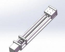 丝杆导轨（SolidWorks设计，提供step/Sldprt/Sldasm格式）