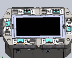 游戏机之捕鱼机（完整内部构造）（SolidWorks设计，提供Sldprt/Sldasm/SLDDRW/dwg格式）