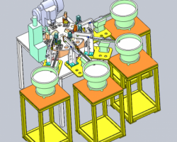 3M铜头组装机（SolidWorks设计，提供Sldprt/Sldasm格式）