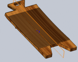 搓衣板（SolidWorks设计，提供Sldprt格式）