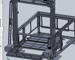 龙门码垛机（SolidWorks设计，提供step/Sldprt/Sldasm/easm格式）