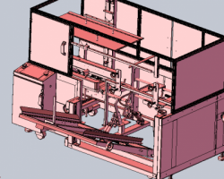 纸箱折叠包装机（SolidWorks设计，提供step/Sldprt/Sldasm格式）