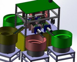 手机壳喷油治具自动组装设备（SolidWorks设计，提供step格式）